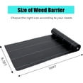 thumbnail image 2 of QinaQin 6.5ft x 300ft Premium Weed Control Landscape Fabric, 3oz Heavy-Duty, Highly Permeable, Suitable for Flower Beds, Driveways and Ground Cover, 2 of 7