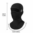 thumbnail image 4 of QATAINLAV Balaclava Face Ski Mask for Men Women Windproof Thermal Warmer Cold Weather Skiing Climbing Cycling Face Cover Black, 4 of 10