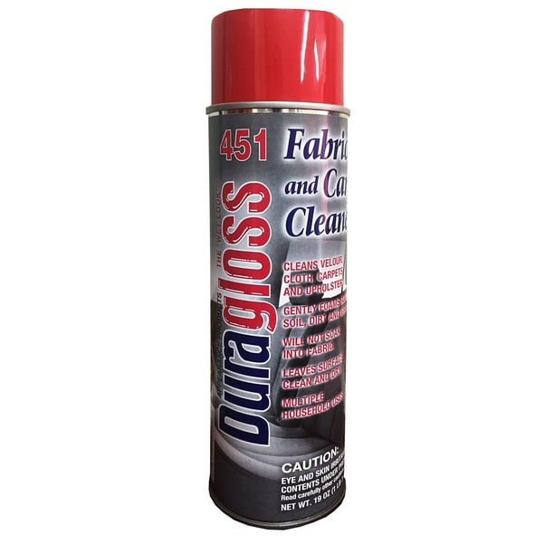 Duragloss 451 Fabric and Carpet Cleaner, Aerosol Foam, 1 Pack NEW
