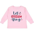 thumbnail image 3 of Inktastic 4th of July Let Freedom Ring with Stars Boys or Girls Long Sleeve Toddler T-Shirt, 3 of 5