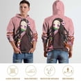 thumbnail image 6 of Kamado Nezuko Unisex Sweatshirts Loose Pullover Sweater Hooded Hoodie 3D Printing Jacket Winter Fall Clothes 2XL, 6 of 7