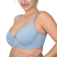 thumbnail image 2 of HSIA Full Coverage Bra for Women Plus Size Bra with Underwire Lightly Lined Smoothing Bra Blue 36DD, 2 of 7