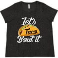 thumbnail image 3 of Inktastic Lets Taco Bout It Women's Plus Size T-Shirt, 3 of 5