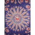 thumbnail image 2 of Celestial Tapestry Cotton Bedspread 108" x 88" Full-Queen Blue, 2 of 2
