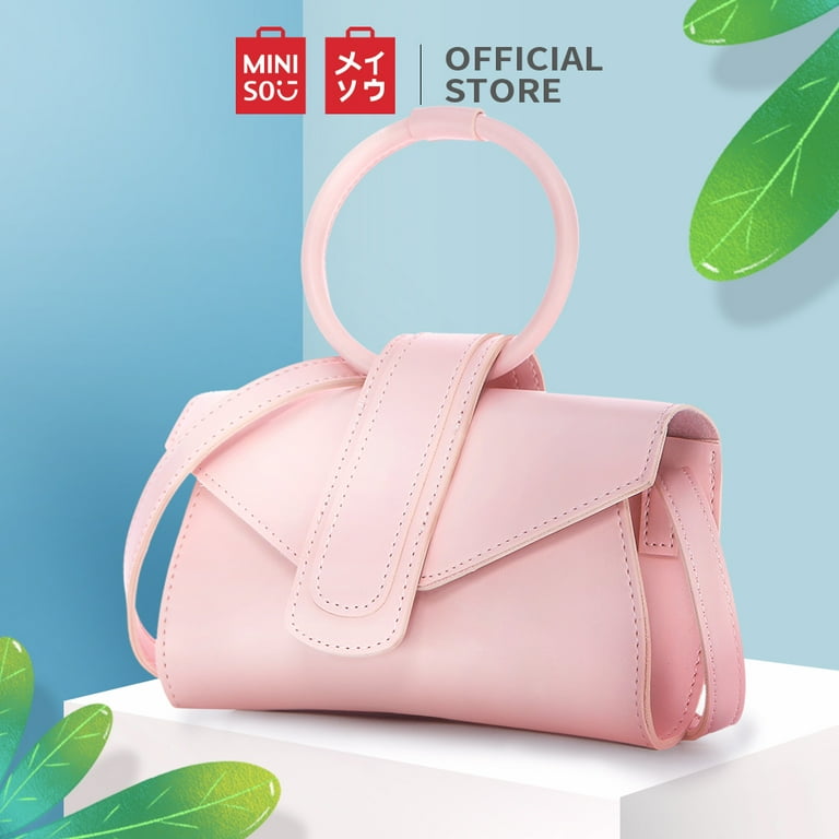 MINISO Grand Circle Simple Style Women s Clutch Bag Envelope Crossbody Bag for Women 18.5x5x13cm Pink