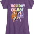 thumbnail image 3 of Rainbow High - Holiday Glam - Toddler And Youth Girls Fitted Short Sleeve Graphic T-Shirt, 3 of 5