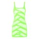 thumbnail image 3 of Vestido de malla calado para mujer, traje para club nocturno, Raves, baile en barra, minivestido con cuello en U, vestido ajustado sin mangas, vestidos sexis ajustados, 3 of 5