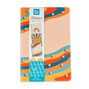 Pen+Gear Fashion Journals, Paper Cover, 100 Pages Each, 3 Pack, Rainbow Stars