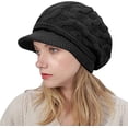 thumbnail image 1 of Gorro de Invierno de Punto ZHAOCHENG con Forro Polar Negro, 1 of 5