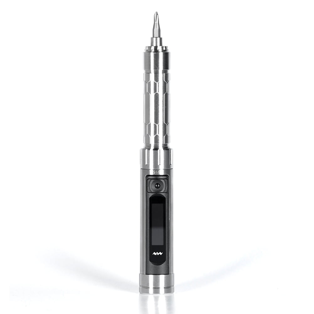 Elowen Handheld Screwdriver Handheld ES15S Intelligent Motion Sensing Control Electric Screwdriver Handheld Portable Screwdriver Cordless OLED Display Screwdriver with LED Illumination Lights Utility