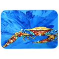 thumbnail image 1 of Carolines Treasures MW1163LCB Big Spash Crab In Blue Glass Cutting Board - Large, 1 of 2