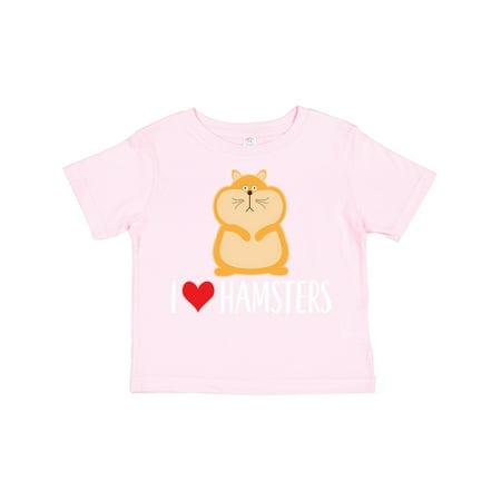 

Inktastic I Love Hamsters Pet Gift Toddler Boy or Toddler Girl T-Shirt