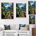 thumbnail image 4 of Designart "Hidden Treasures South America wall art II" Cityscapes Floater Framed Wall Art Living Room, 4 of 7