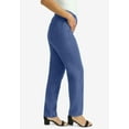 thumbnail image 3 of Jessica London Women's Plus Size Tall Classic Cotton Denim Straight-Leg Jean, 3 of 6