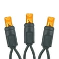 thumbnail image 4 of Novelty Lights 50 Light Amber LED Christmas Mini Light Set (Black Wire, 25 Feet), 4 of 7