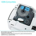 thumbnail image 2 of GREENCYCLE 2PK Compatible for DYMO D1 Label Tape 45016 12mm Black on Blue for LabelManager 160 210D 260P 280 360D 420P 450Duo Wireless PnP Colorpop, 2 of 7