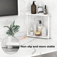 thumbnail image 2 of Organizador de encimera de baño FLE Corner, 2 niveles, acero blanco, 2 of 6