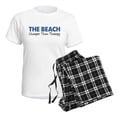 thumbnail image 4 of CafePress - Beach Cheaper Than Therapy Pajamas - Women's Short Sleeve Print T-Shirt and Pants Light Cotton Pajama Set, 4 of 7