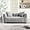 Grey, variant on Tabaray Bean Bag Chairs with Ottoman, Bean Bag Couch for Adults, Bean Bag Sofa with High Resilient Foam, Modern Lazy Sofa Chair with Armrests for Living Room, Bedroom, Gaming Room, Apartment Brown