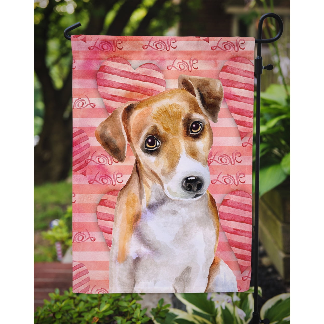 Jack Russell Terrier #2 Love Garden Flag