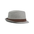 thumbnail image 3 of Top Headwear Felt Fedora Hat - Grey - X-Large, 3 of 4
