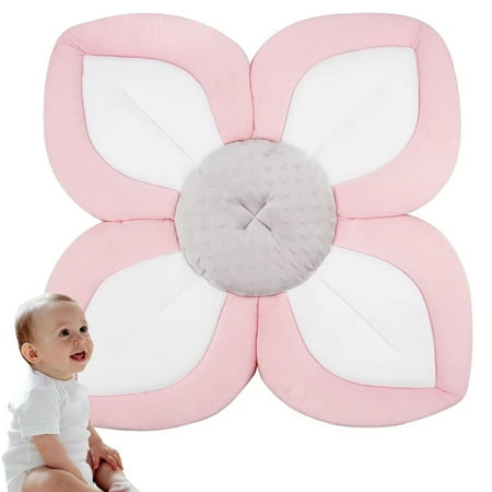 Morfone Baby Bath Seat, Baby Bathtub Pad for Newborn Infants to Toddler 0 to 6 Months and up,Pink