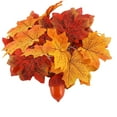thumbnail image 2 of Tyidzon Maple Leaf Pumpkin Light String Halloween Decoration Pendant Home Window Led Maple Leaf Light Colorful Light String Light, 2 of 7