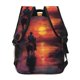 thumbnail image 4 of Easygdp Sunset River Western Cowboy Mochila Ergonómica Versátil para Laptop - Múltiples Bolsillos, Correas Ajustables, Unisex para Escuela, Viajes y Actividades al Aire Libre-One Size, 4 of 5