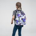 thumbnail image 5 of Xecao Butterflies print Backpack For women men Aesthetic Lightweight Travel Daypack Simple Cute Backpack For Bookbag, 5 of 5