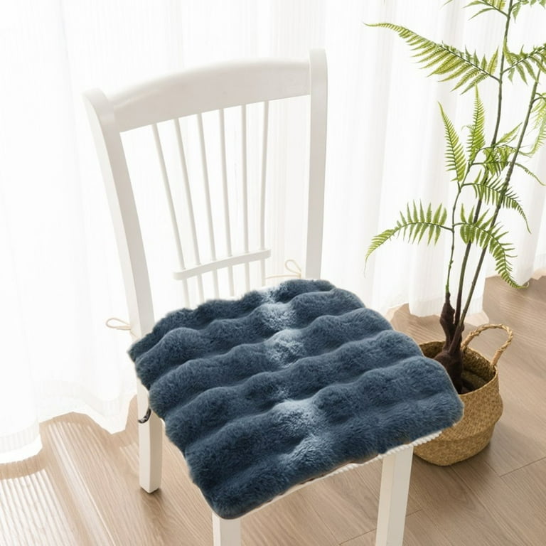 Steadline Plush Fleece Seat Cushion with Non-Slip Bottom