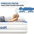 Meldoz Queen Air Mattress with Builtin Pump Double High Blow Up