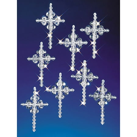 the beadery crystal crosses beaded ornament kit walmart com christmas tree shop weekly ads