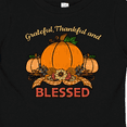 thumbnail image 4 of Inktastic Thankful Grateful and Blessed Pumpkins and Sunflower Boys or Girls Baby T-Shirt, 4 of 5