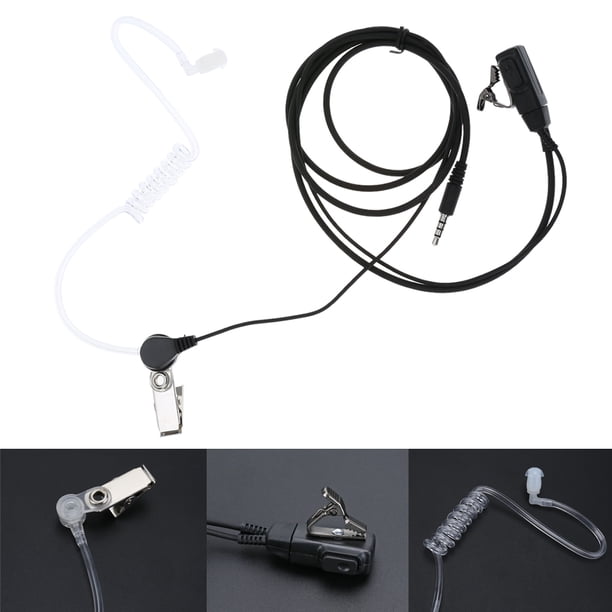 Auricular de tubo de aire acústico de 3,5 mm Auriculares PTT Anti-radiación para Samsung Sywqhk Para estrenar