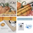 thumbnail image 2 of Fsddascl Pumpkin Fall Blackout Curtains for Bedroom/Living Room, Thermal Insulated Kitchen Curtains, Thanksgiving Sunflower Y'all Checkered Grommet Darkening Window Treatment Drapes 42"x84"x2, 2 of 6