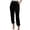 Black, variant on Velour Pants for Women Velvet Holiday Elastic Waist Tapered Sweatpants Joggers Active Casual Lounge Pants with Pockets Brown XXXL