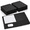 Black-75, variant on 75 Pack Red Two Pocket Paper Folders Bulk Letter Size