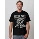 thumbnail image 1 of Lifestyle Graphic playera de manga corta estándar para hombreRetro street element printed T-shirt, classic letter pattern pure cotton short sleeve 220g Tee For Adult, Men, Women, Teen, Teenager, Ado, 1 of 6