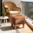 thumbnail image 2 of TSOVTHRID Tiger Stripe Print Ottoman Cover Square, Rectangle Stretch Ottoman Slipcovers Soft Storage Foot Rest Cover with Elastic Bottom, Machine Washable, 2 of 7