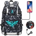 thumbnail image 3 of The Legend Of Zelda Auriculares USB Jóvenes Estudiante Mochila Escolar Hombres Mujeres Ocio Viaje, 3 of 4