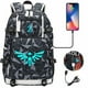thumbnail image 3 of The Legend Of Zelda Auriculares USB Jóvenes Estudiante Mochila Escolar Hombres Mujeres Ocio Viaje, 3 of 4