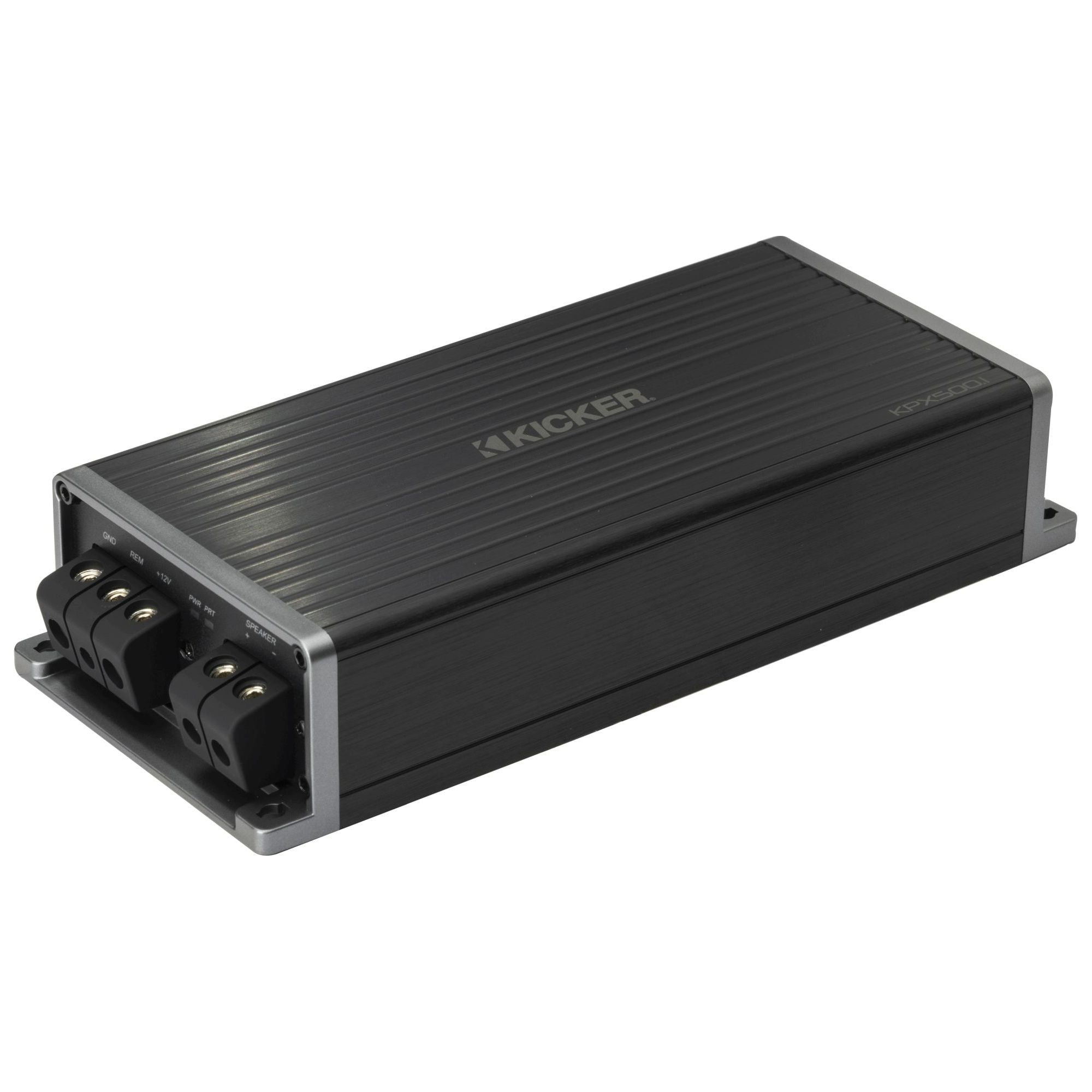 Kicker 51KPX5001 & 51KPX3004  KPX Powersports & Motorcycle Sub Amp w/  4 Full Range Amp Bundle ( Includes Bass Knob )