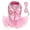Pink, variant on Pet Artist Dog Dress Lace Pet Puppy Cat Harness and Leash Set Cute Skirt Princess Small Dog