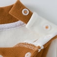 thumbnail image 5 of Baby Boy Girls Clothes Newborn Romper Fall Winter One-piece Outfit Infant Cute Cartoon Clothing Set 0-18 Months Brown 12-18 Months, 5 of 7