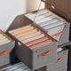 thumbnail image 5 of Xihbxyly Organizador de Armario, Diseño Plegable de 6/7 Compartimentos, Tela Suave, Fácil de Limpiar, Ahorra Espacio, Ideal para Organizar El Armario, Color Gris, 40 X 27 X 20 Cm., 5 of 7