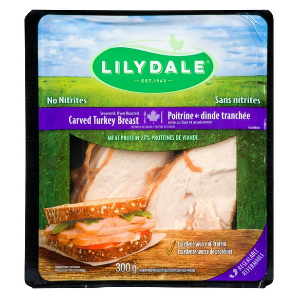 Lilydale Seasoned, Oven Roasted Carved Turkey Breast Walmart.ca