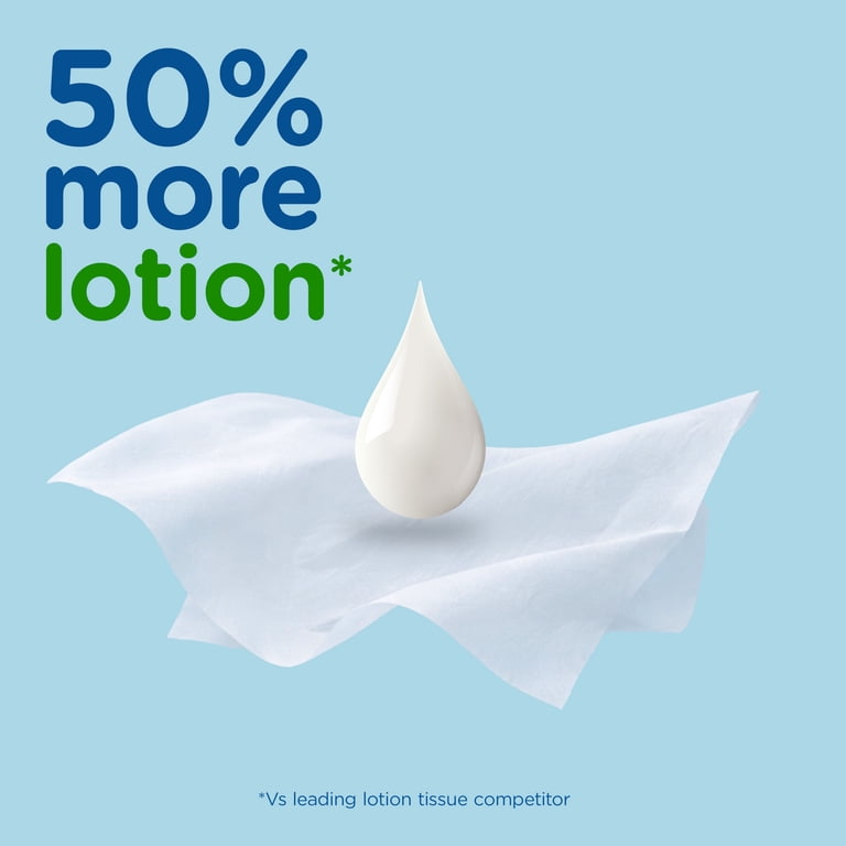 Plus Lotion Facial Tissues, 4 Family Boxes photo 4