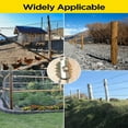 thumbnail image 1 of Fence , Fence Wire Anti ,50Pack Galvanized Fence Wire Fasteners for Softwood, Reusable Fence Nails, 1 of 5