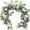 D, variant on Flower Garland - 6Ft Eucalyptus & Rose - Sweetheart Table Decor for Wedding Reception, Artificial Floral Garland for Mantle, Thanksgiving, Christmas Decoration, Black & Red-White Harlik