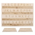 thumbnail image 1 of KAKOWELY braille board 3pcs Wooden Braille Alphabet Board With Dots For Beginners Learning Braille Tool Wooden Touching Alphabet For Blind Kids Practical Braille Tool, 1 of 5